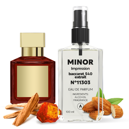 MINOR Baccarat 540 Extrait 100ml France
