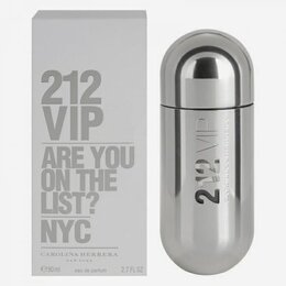 Carolina Herrera Vip 212 Silver Women 80 ml 